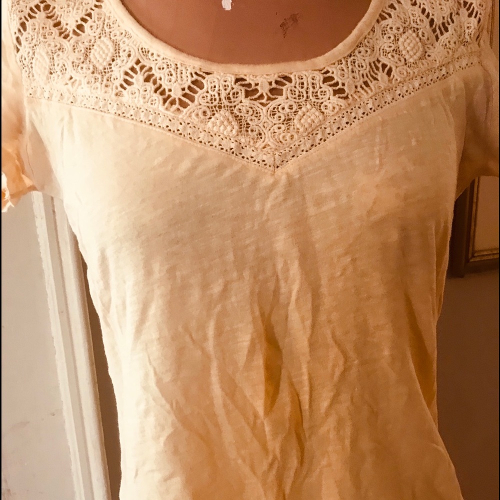 Pale Yellow Kuhl shirt